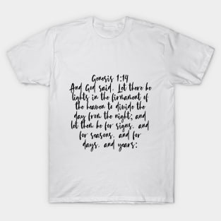 Genesis 1:14 T-Shirt